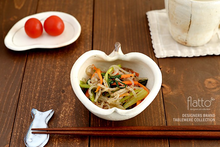 陶芸作家「古谷浩一」さんの鉄散 りんご小鉢ミニ