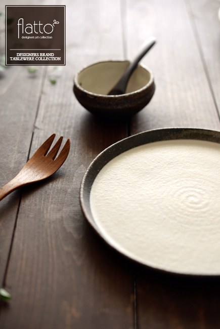 奥田章 ケーキ皿18cm（白）