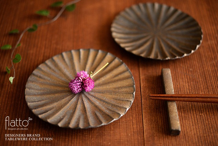 水野幸一 銅彩釉モール小皿