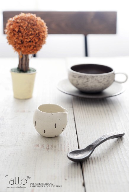 竹口要　ミルクピッチャー ドット・マル