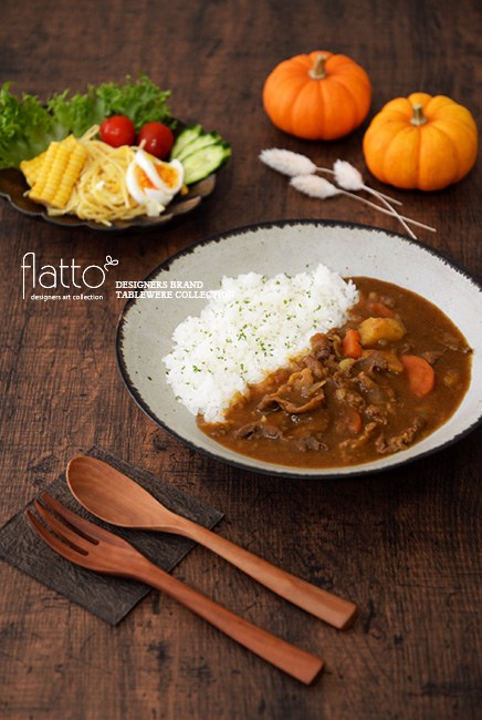 和食器の料理写真「ビーフカレー」