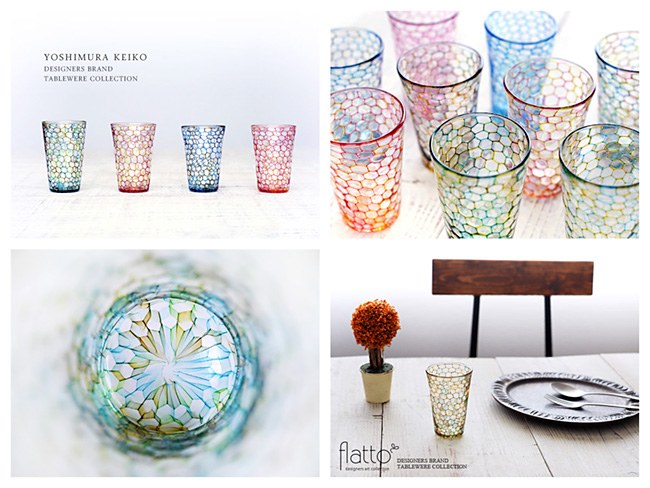 吉村桂子 イロアミショットグラス