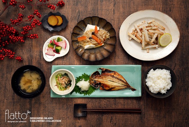 トキノハさん 「テトラ 長方プレート」と和食ご飯