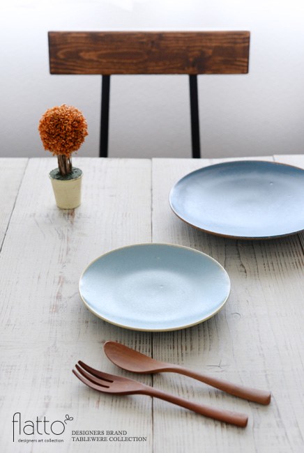 トキノハ 「calm 18cmプレート(ライトブルー)」