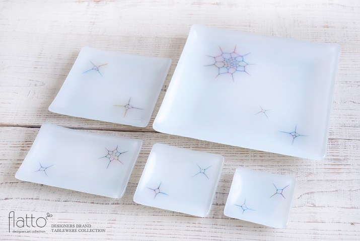 吉村桂子「イロサシ角皿」