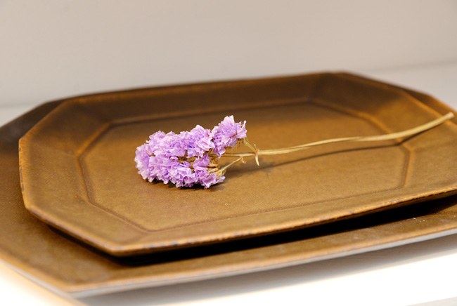 古谷浩一さんの錆釉の器