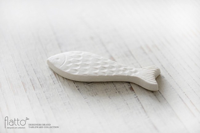 竹口要「サカナハシオキ（中・ホワイト）」