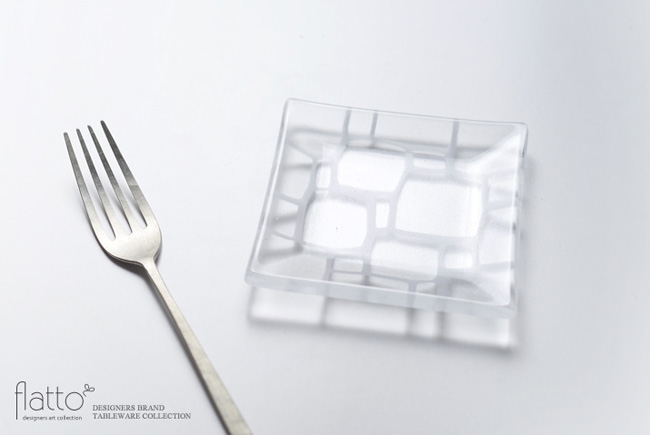 サブロウガラス（豆皿（a・白））