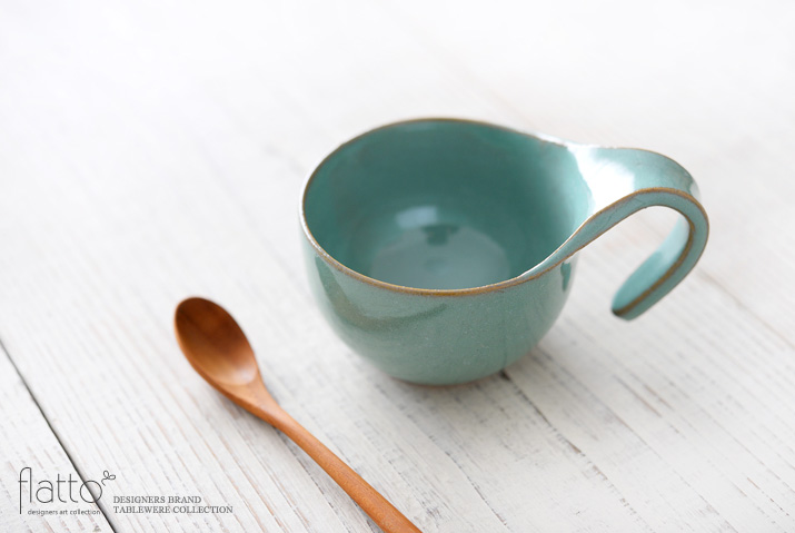 トキノハ「テトラ コーヒーカップ（緑）」