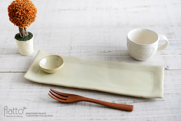 トキノハ「テトラ 長方プレート（黄）」