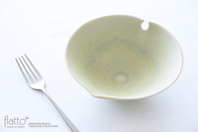 杉原万理江「輪花小鉢C（黄緑）」