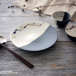 安田宏定さんの新作「掛け分けシリーズ」の和食器を入荷