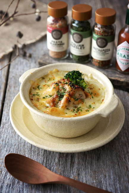 古谷浩一の灰釉耐熱 耳付グラタン皿