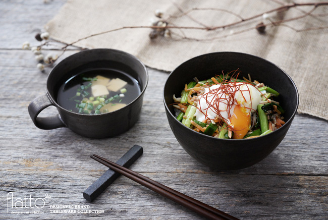そぼろと野菜のビビンバと韓国風スープ