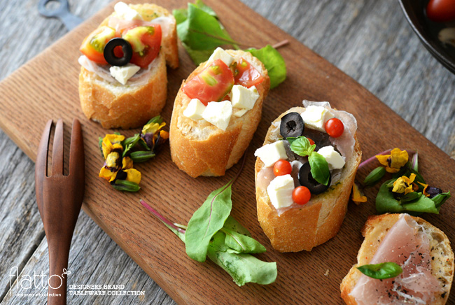 ブルスケッタ/カッティングボード:羽生直記