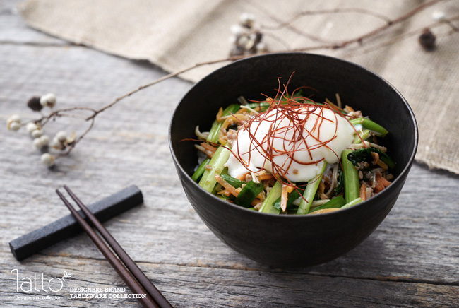shiro-kuro碗6とビビンバ丼