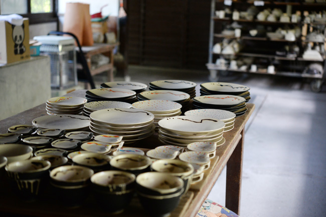 安田宏定さんの和食器