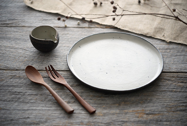 奥田章さんのポン酢ボウルとひびの器