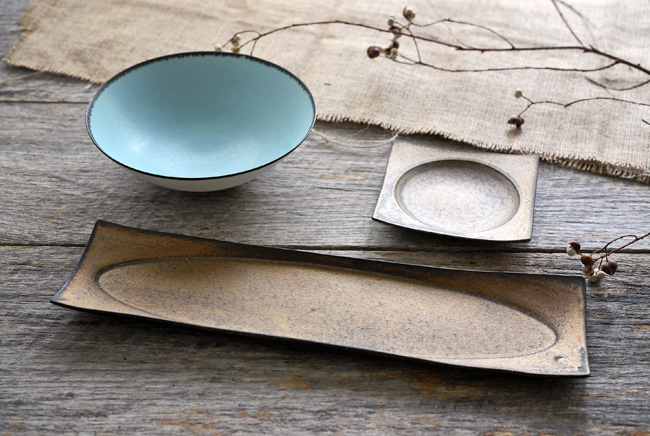 水野幸一さんの新作のうつわ