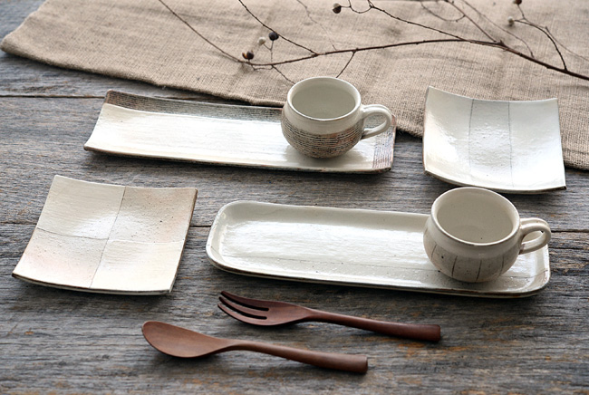 古谷浩一さんのティーセットの和食器