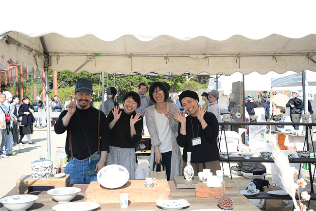 松本郁美さんのブース