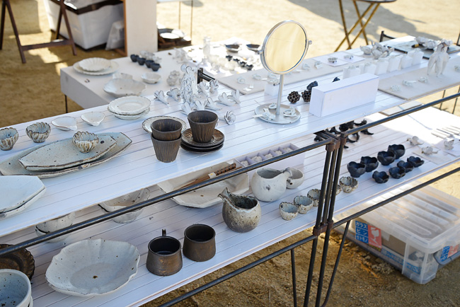 白井隆仁さんと村上直子さんのブース