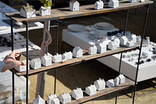 白井隆仁さんと村上直子さんのブース