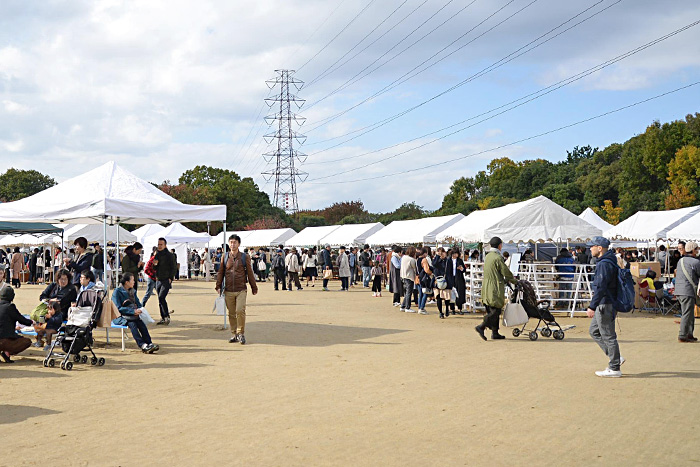 灯しびとの集いの開催場所の大阪堺市の大仙公園