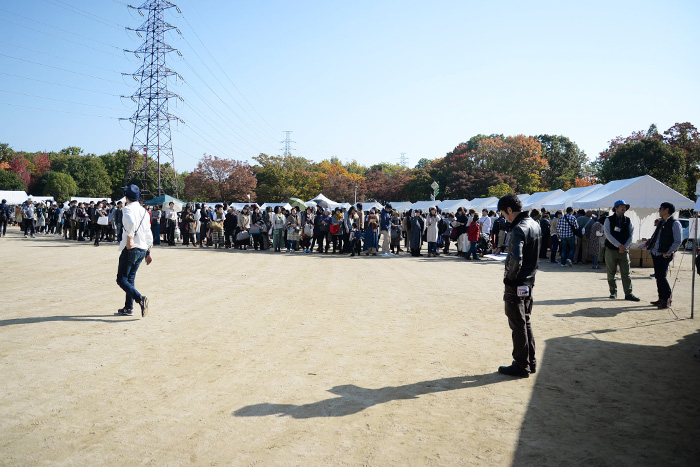 灯しびとの集い2016の飲食ブース