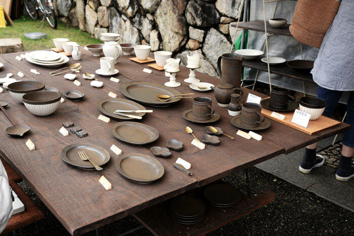 フィールドオブクラフト倉敷の作家・竹口要さんのブース