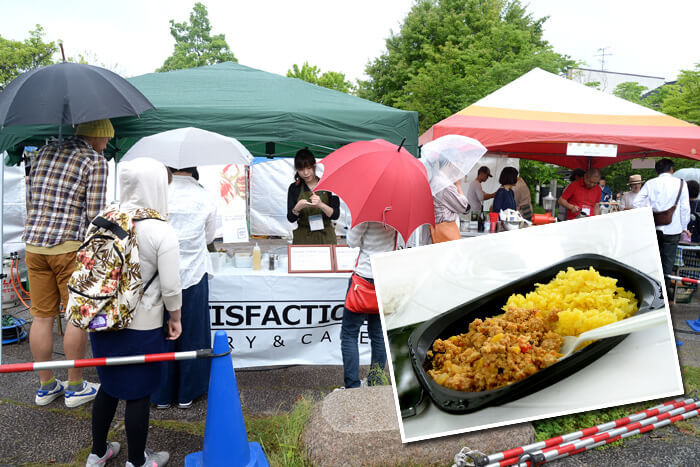 フィールドオブクラフト倉敷の飲食ブース