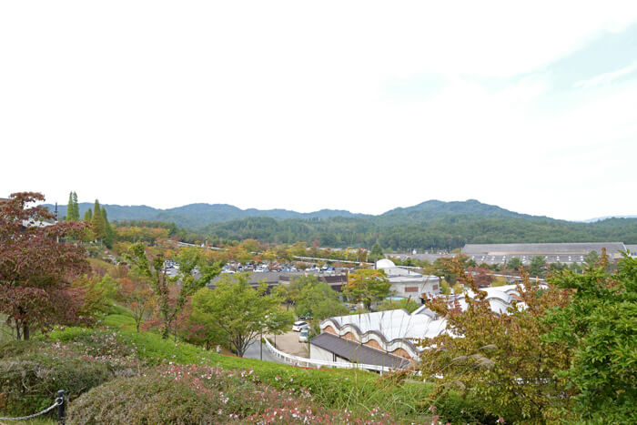 信楽セラミック・アート・マーケットの駐車場