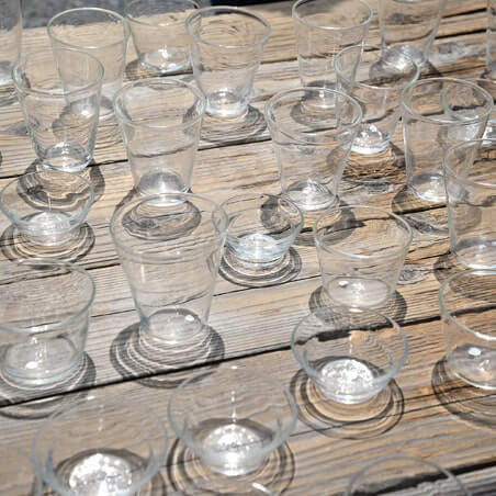 晴耕社ガラス工房さんのガラスの器