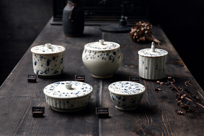 石井桃子さんの蓋物の器とシュガーポット