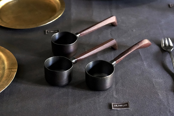 永島義教さんの銅製コーヒーメジャー